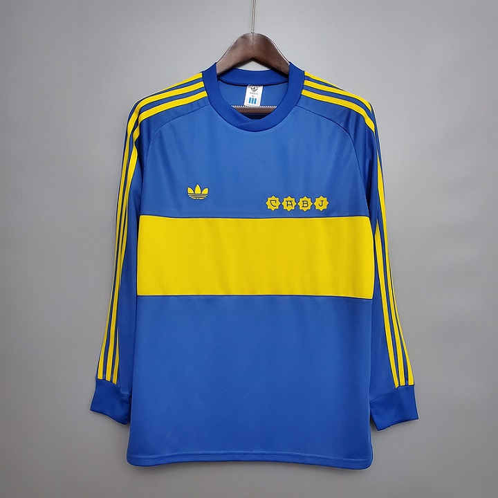 AAA Quality Boca Juniors 1981 Home Long Soccer Jersey